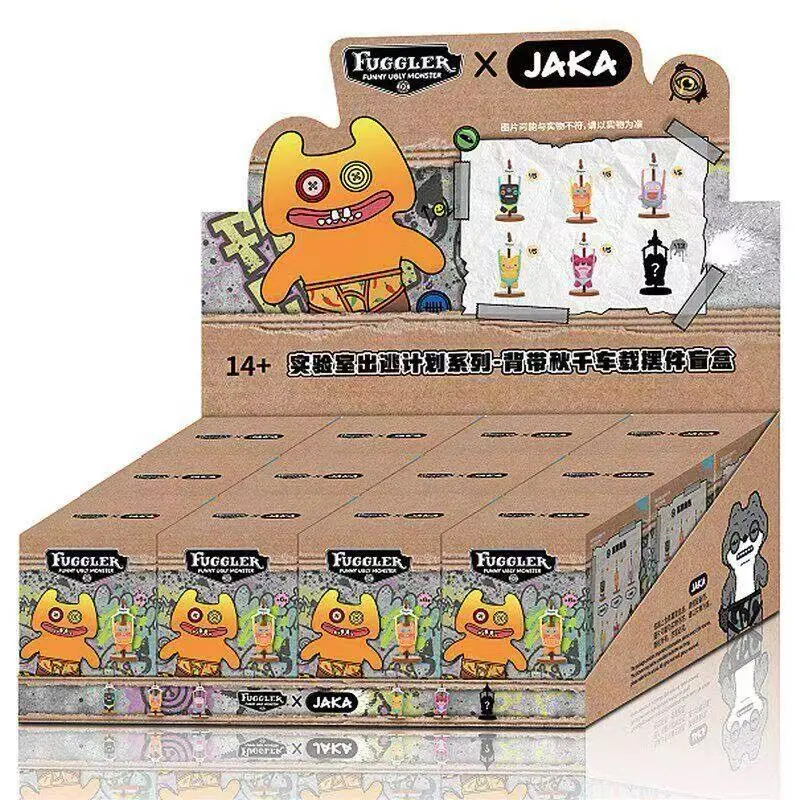 （022）FUGGLERxJAKA Laboratory Escape Plan - Strap Swing Car Mounted Pendant Blind Box