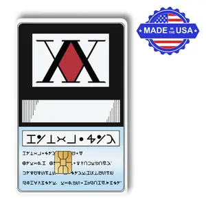 Hunter License with Holographic Options Custom Decal Credit Card Cover Vinyl Skin Sticker - Customizable Design for Personalization