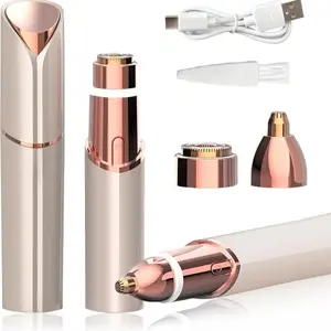 2-In-1 Multifunctional Facial & Eyebrow Trimmer, Electric Eyebrow Groomer, Lip Hair Removal Tool, Women's Shaver, Epilator
