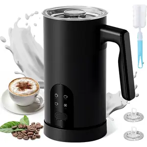 4-in-1 Automatic Electric Milk Frother and Steamer 11.8oz/350ml, Instant Hot and Cold Foam Maker, Heater Warmer for Coffee Cappuccino Macchiato Latte