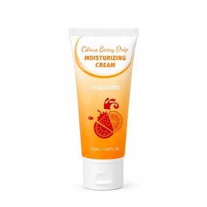 maxodo Citrus Berry Drip Moisturizing Cream – Lightweight Daily Moisturizer for Dry & Dull-Looking Skin | Non-Greasy Hydration | 50ml