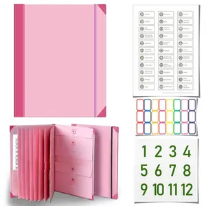 Important Document Organizer, End-of-Life Planner Binder, Emergency Accordion File with 12 Pockets for Certificates, Passports & Legal Papers