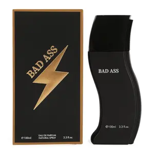 Bad Ass Spray Cologne Eau de Parfum for Men 100ml/3.3fl.oz. - Men's Fragrance Perfumes Edp Citrus Woody Spicy Blend