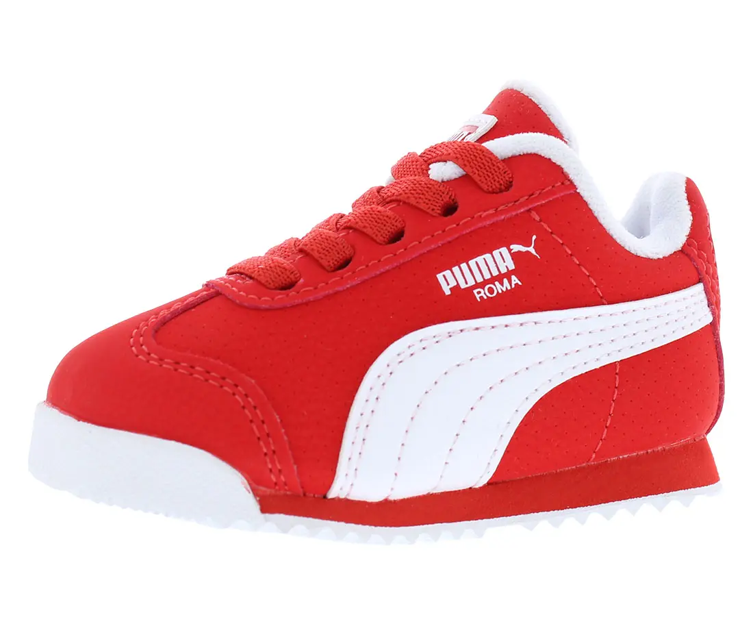 Puma Unisex Roma Reversed AC Infant-Toddler Classic Sneakers, Alternative Closure, 2-3 Years Size