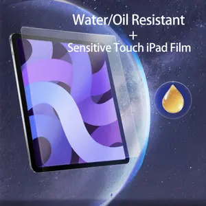 2-piece high-definition tablet film suitable for iPad mini series eye protection. High definition tempered film suitable for iPad mini 1/2/3/4/5 with long-lasting protection, scratch resistance, and tablet protection,