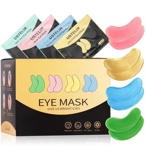 Under Eye Patches, 40 Pairs Eye Mask for Dark Circles, Puffy Eyes, Undereye Bags,Wrinkles,Eye Mask Patches with 24K Gold, Hyaluronic Acid,Rose & Aloe Vera, Eye Treatment Skin Care for Men & Women Gift