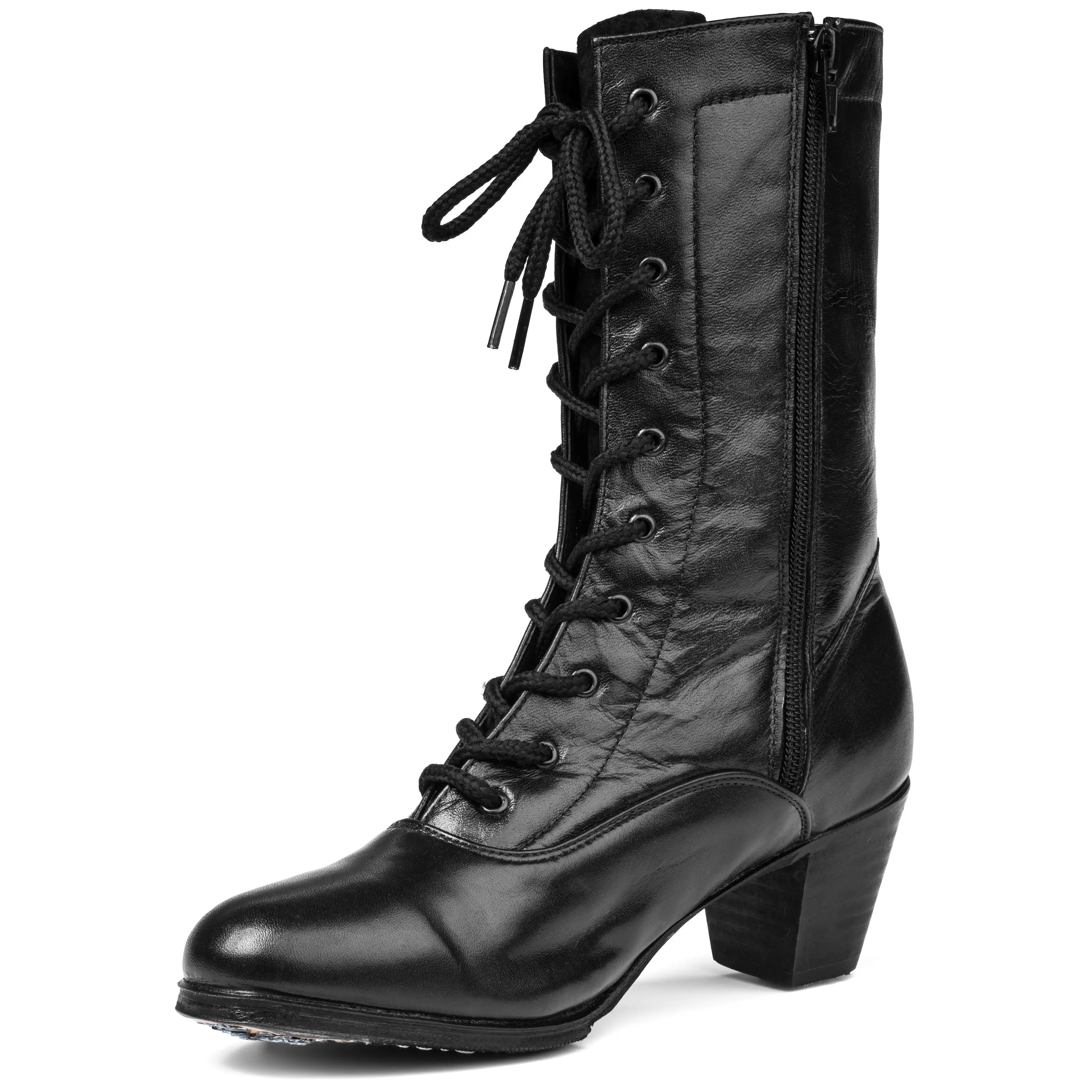 Colonial 129 Women's Folklorico Adelita Leather Boots – 6cm Heel