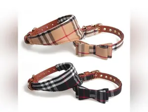 New Bow collar dog triangle scarf pet collar for all cats and small medium large Dogs