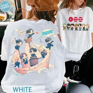 Arirang World Tour Swim Track Shirt, Bangtan 2026 Concert Tee, Merch Gift for Kpop Fan 5