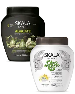 Skala Abacate + Oleo de Coco - Avocado & Coconut for Deep Hair Repair, Intense Nutrition, Soft, Healthy Hair