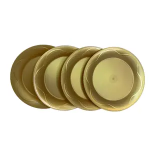 Tupperware Open House Dessert Plates Set of 4 - Dinnerware - Reusable & BPA Free - Dishwasher Safe - Stylish Lightweight Tableware Serving- Versatile for Various Dishes