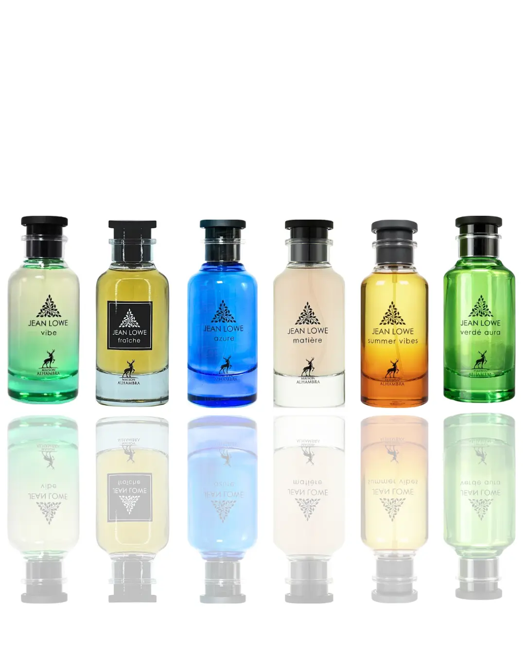 Lattafa Unisex Fragrance 6-Piece Variety Pack - 6 Scents (Verde, Summer Vibes, Matiere, Azure, Fraiche, Vibe) with Fresh Blend, Daily Wear, Layer Freely Capability, Daily Use Fragrance, Fragrances Perfumes Cologne