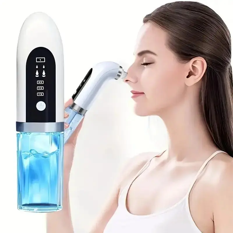 Blackhead Suction Tool for Facial Care, 6 Multifunctional Heads, Electric Face Vacuum Cleaner, Clearer Skin Beauty Instrument