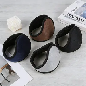 Set of 4 Fleece Earmuffs for Men & Women | Adjustable Winter Earmuffs with Soft Fleece Lining, Comfortable Over-the-Ear Fit, Perfect for Cold Weather Travel, Outdoor Activities & Everyday Use, Hand Washable & Durable