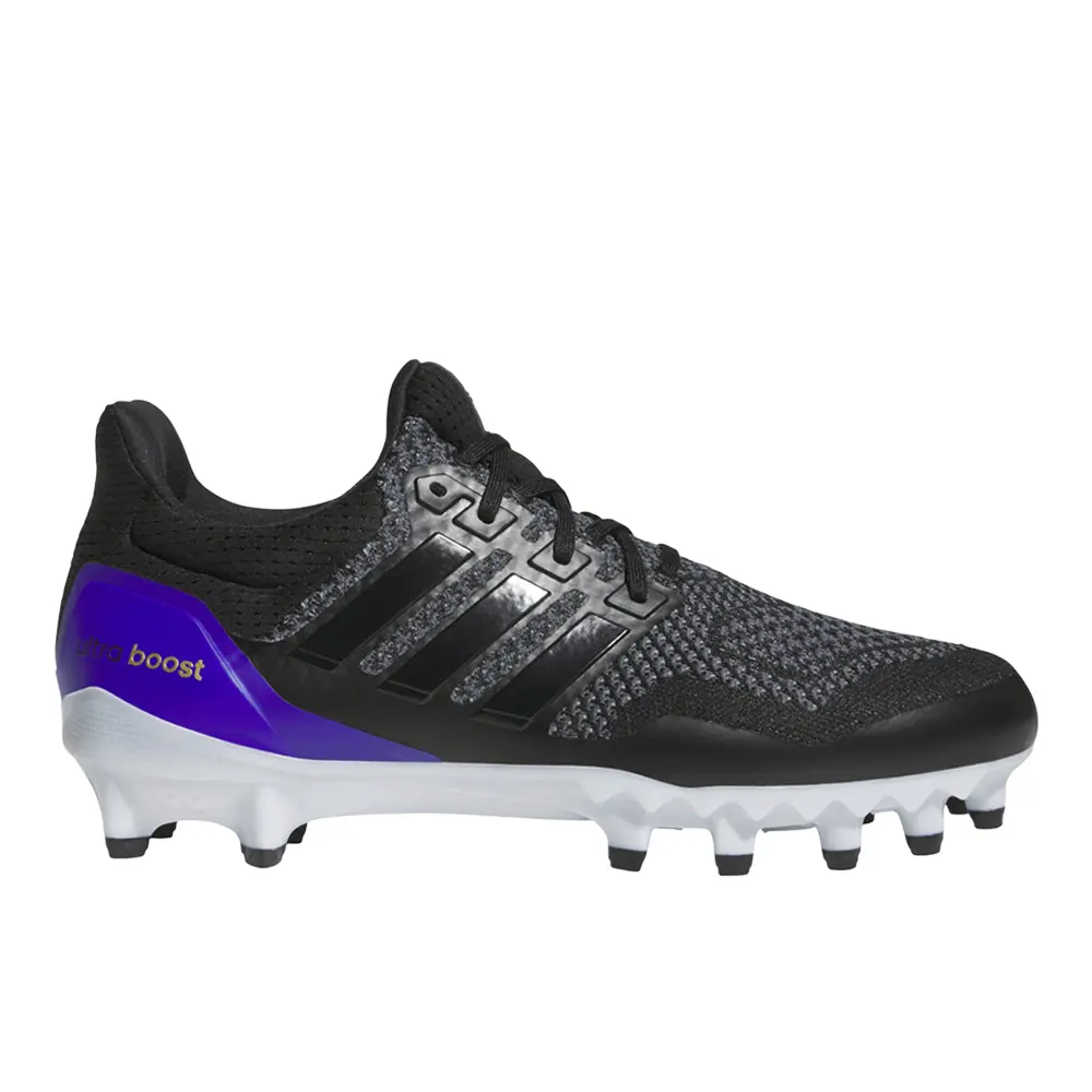adidas Mens Ultraboost Ultra Boost Football Sneakers Shoes - Black