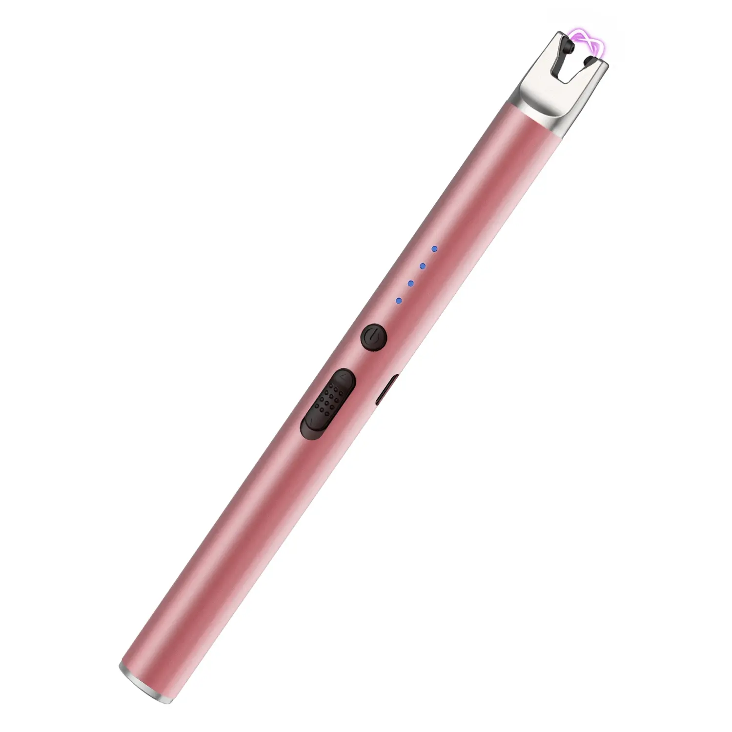 USB Rechargeable Electric Arc Candle Lighter for Kitchen, Windproof Smokeless ABS Fire Starter with USB Port, Safety Lock, Cost-Saving Cells, Outdoor BBQ Use, Ideal Women's Housewarming Gift