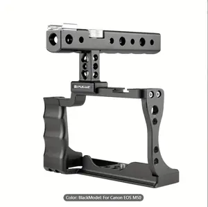 PULUZ Video Camera Cage Stabilizer with Handle for Canon EOS M50