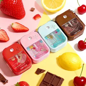 1.2oz Fruit Perfume Keychain, Unisex Fragrance Spray, Portable Travel Perfume Spray for Keys and Bags, Fashion Gift, Christmas Present, Essential Date Night Item