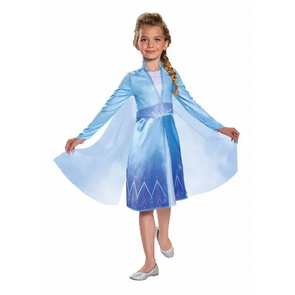 Frozen 2 Elsa Classic Girls Costume