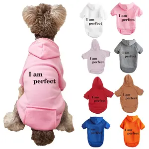 Hooded Sweatshirt with Letter Print for Cats, Small and Medium Dogs