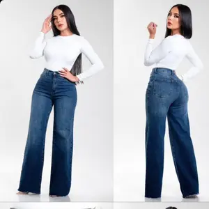 Vibrant Wide Leg Jeans