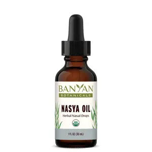Banyan Botanicals Nasya Oil - Organic Ayurvedic Nasal Drops for Clear Breathing, Improved Focus & Sinus Health - Herbal Remedies for Healthy Respiration