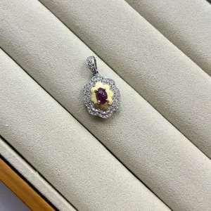 Ruby pendant s925