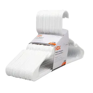 White Plastic Hangers (40-Pack)