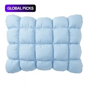 1pc Summer Cool Cloud Pillow, Large Blue Bubble Relief Pillow, Inflatable Sleep Pillow, Polyester Fiber, Comfortable and Relaxing #GLOBAL PICKS