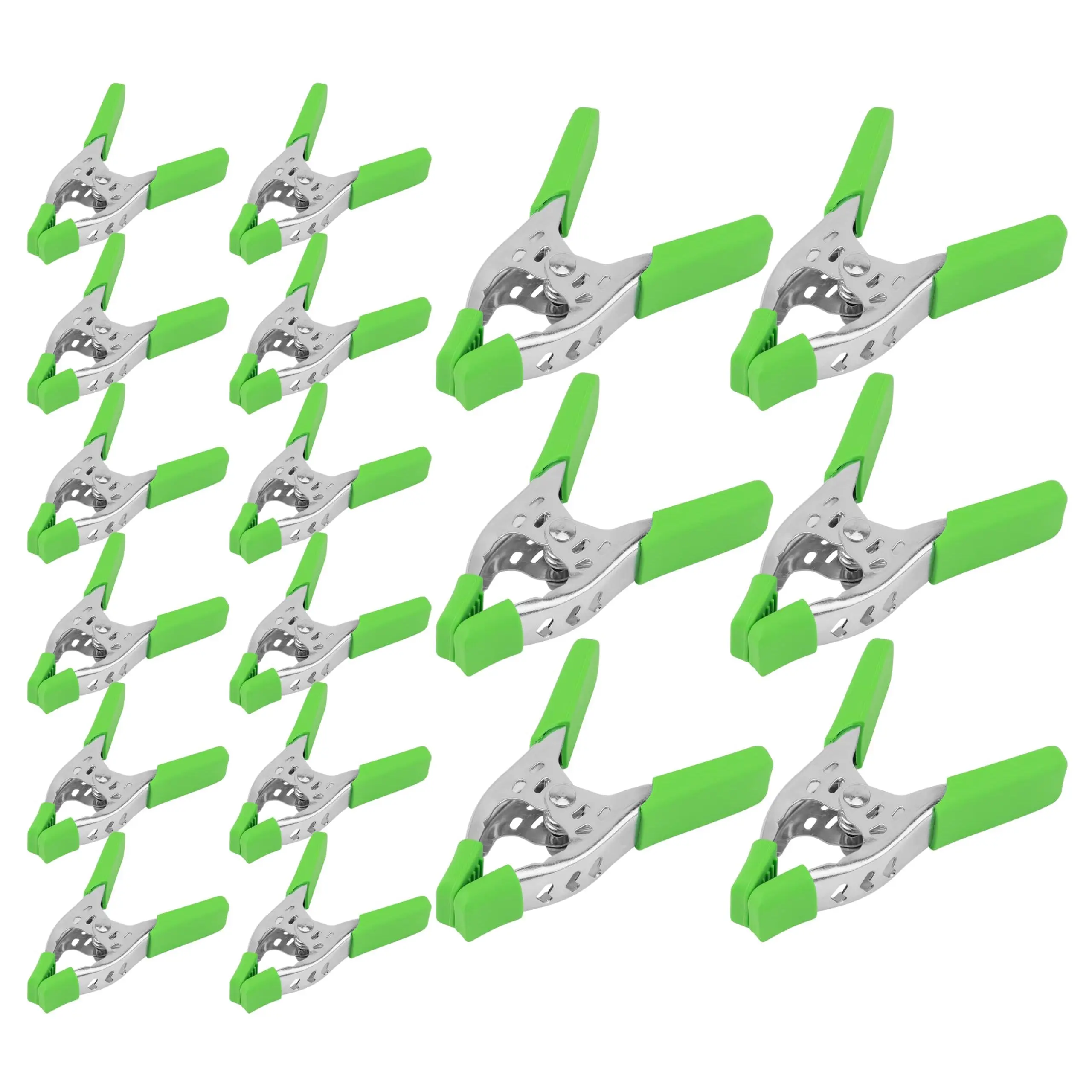 SWANLAKE 18PCS 6"&4" Spring Clamp, Heavy Duty Spring Metal Spring Clamps, (4inch&6inch 18-Piece) tool kit assortment kit Heavy Duty christmas gift hand tool men tool perfect gift Heavy Duty dad gift