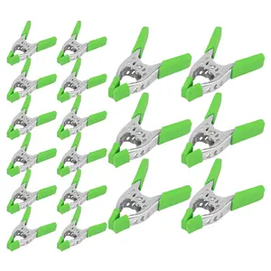 SWANLAKE 18PCS 6"&4" Spring Clamp, Heavy Duty Spring Metal Spring Clamps, (4inch&6inch 18-Piece) tool kit assortment kit Heavy Duty christmas gift hand tool men tool perfect gift Heavy Duty dad gift