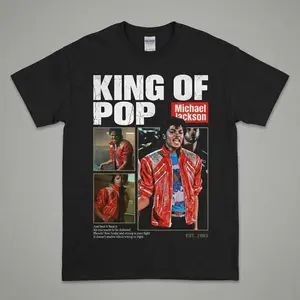 Michael Jackson Beat It Graphic T-Shirt, King of Pop Music Fan Tee, Vintage Style Gift for Music Lovers