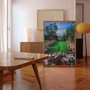 Tiger Woods Poster, Motivational PGA Print, Golf Sports Wall Art