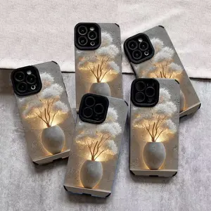 Modern Decorative Tree Vase, Multiple Colors & Specifications Available, Stylish Artistic Design, Soft Ambient Light Effect, Serene Minimalist Aesthetic, Perfect for Home Decoration, Durable Material, Ideal for Interior Display