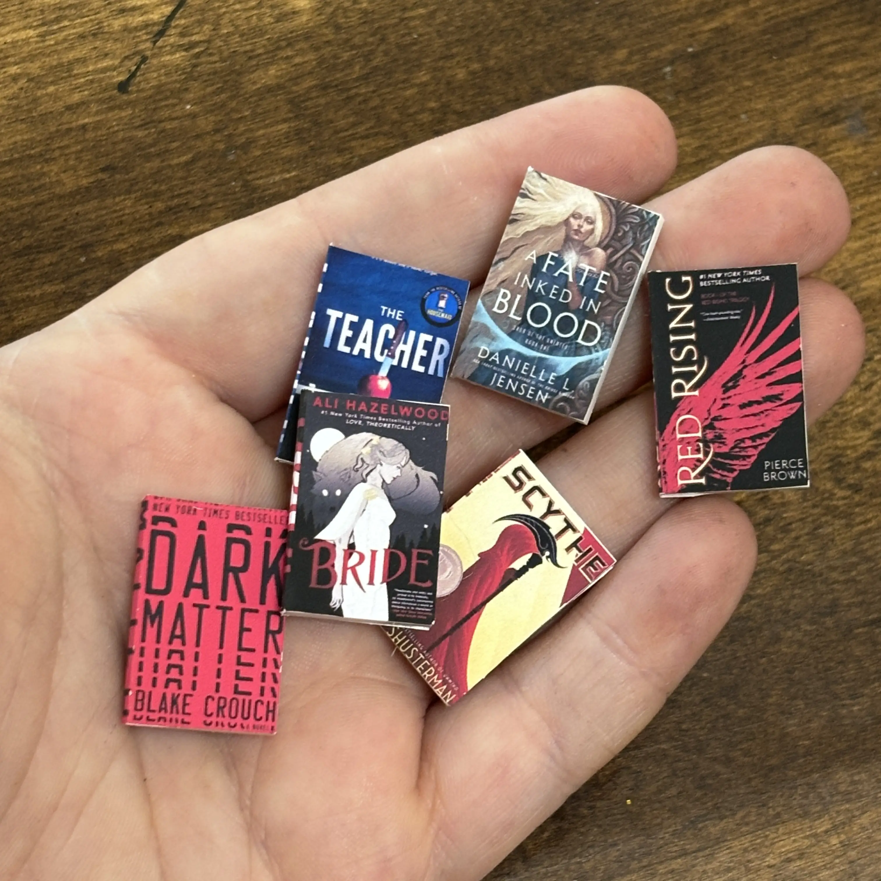 Mini book blanks. 1/12 scale (SMALLER SIZE) (NO COVER ART INCLUDED)