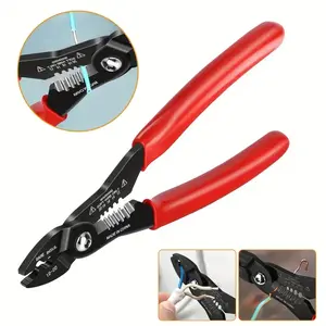 4-In-1 Wire Stripper Pliers, Wirecutters, Multi-Functional Handheld Tool for DIY & Professional Use, Durable Metal Structure, Industrial Grade Stainless Steel