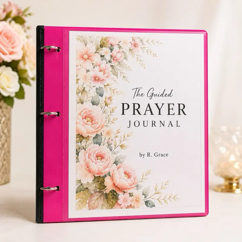 Guided Prayer Journal 3 ring Binder