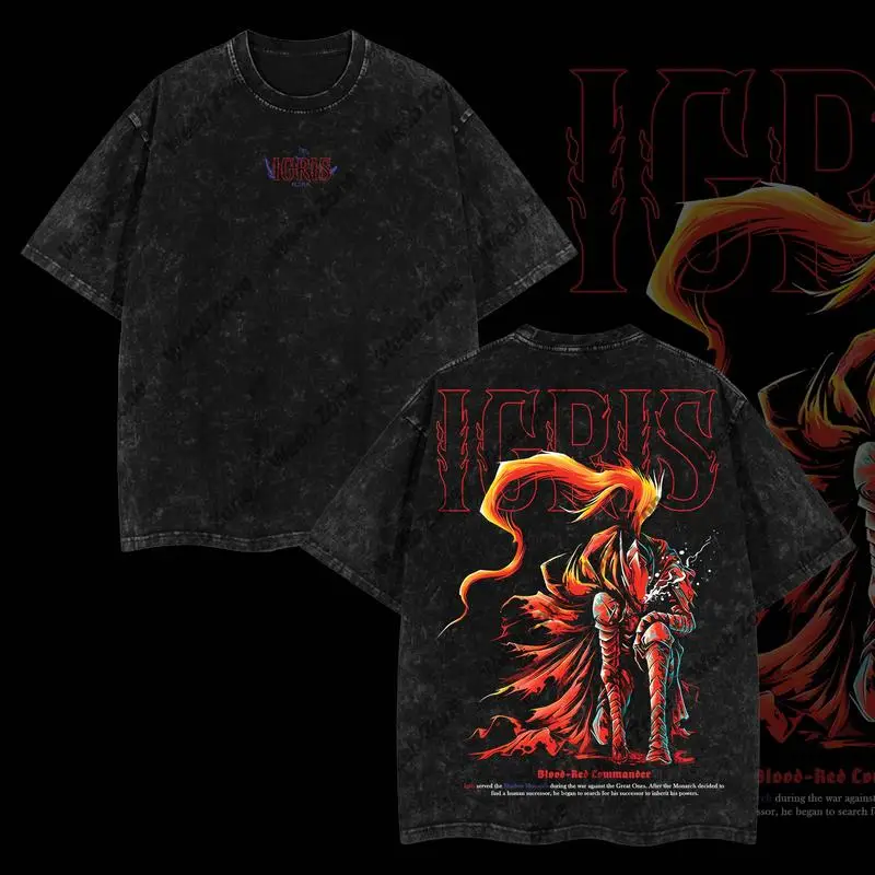 [COLLECTION] Limited Edition IGRIS, IRON, TANK, BERU T-Shirt - Shadow Soldiers Sung Jin-Woo Solo Leveling T-Shirt Anime Double Printed Oversize Lightw