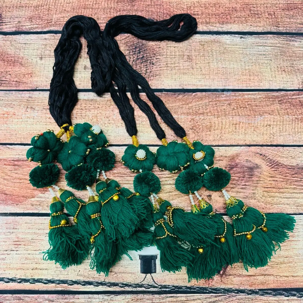 Nepalese Hair Lachha Dori Thread with Tassel for Women Hair Accessories