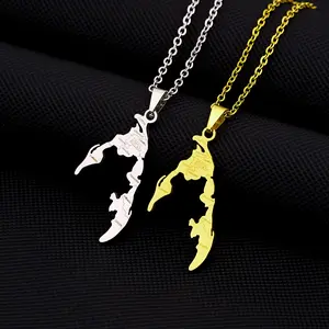 Hot-selling Tamil Eelam pendant necklace fashionable men's and women's stainless steel pendant with accessories