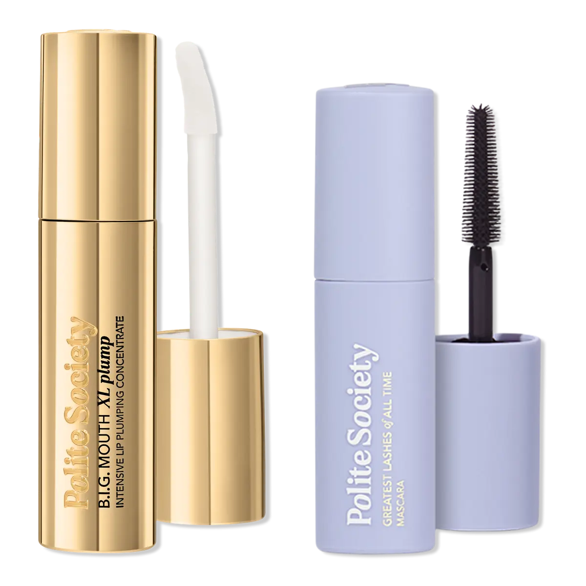 Polite Society B.I.G. Lips & Lashes - Full Size B.I.G. Mouth Xl + Travel Size Mascara
