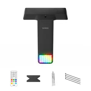 SANSI Solar Poolside RGB Light with Remote, Waterproof Submersible Pool Light for Inground & Above Ground Pools – Summer Vibes Decorative Outdoor Lighting, Mother's Day Gift summervibes