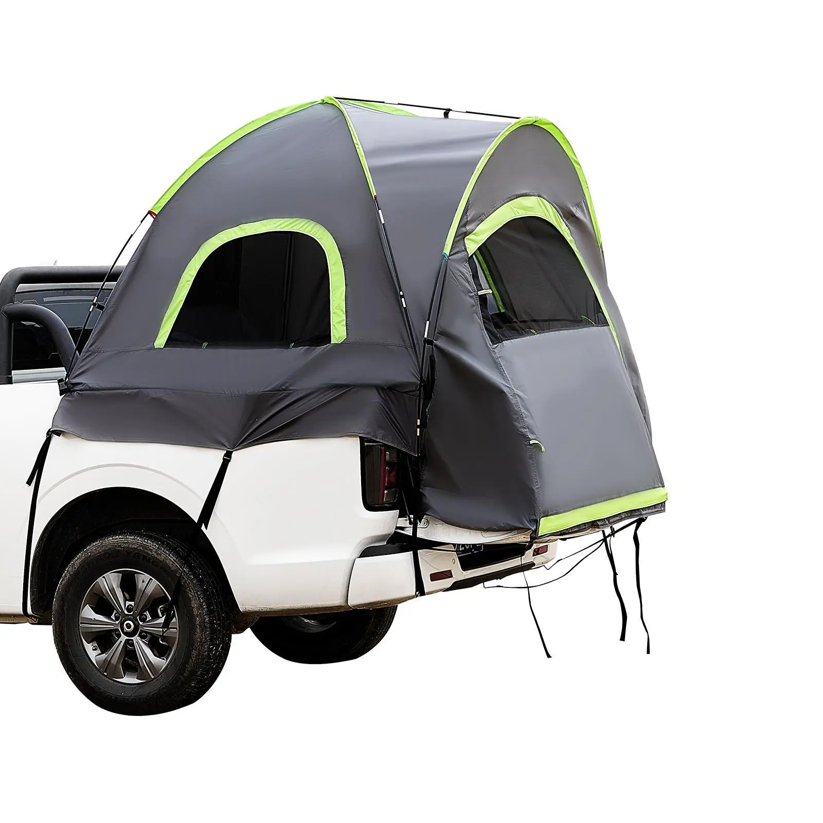 【SummerFinds】VEVOR 5.0-5.2ft PU2000 Waterproof Outdoor Truck Bed Tent, 2-3 Person Bug-Free & Insect-Proof Glamping Canopy Dome Tent, Waterproof Outdoor Tent, Glamping Tent