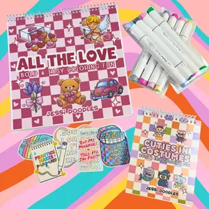 1 FULL SIZE + 1 MINI Build Your Own Coloring Book Bundle