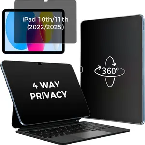 Matte  Screen Protector for Pad 11th A16 2025 11" & 10th 2022 10.9" , Anti Glare Spy Private Filter for Pad A16, High  Bubble-Free Easy Install Black  Screen, 1 Pack
