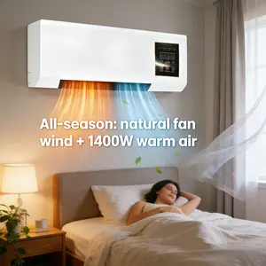 1400W Indoor Heating Device, Fast Warm Heating & Gentle Natural Wind, Wall Mounted Heater for Bedroom Office Living Room Indoor Heating Device,Quick Warm Indoor Heater,Fast Heating Home Heater,Living Room Indoor Warm Heater,Home Indoor Heating Device