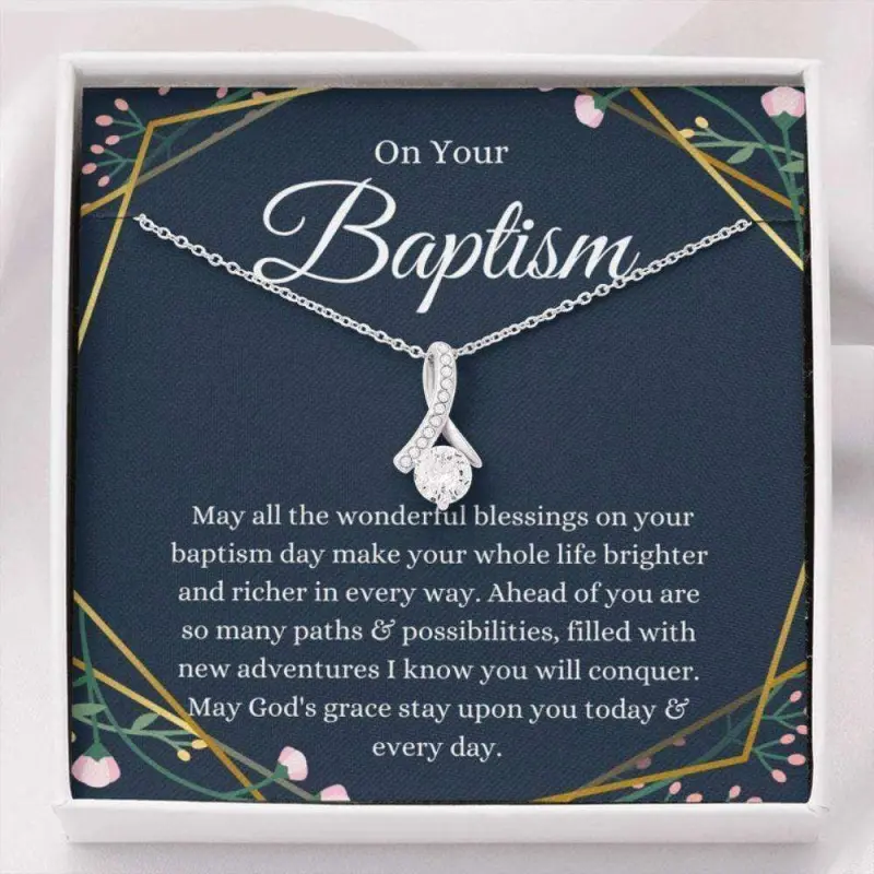 Friend Necklace, Baptism Necklace, Baptism Gift, Christian Baptism, Baptism Keepsake, Lds Gift Necklace, Message To My Daughter, Daughter Gift, Father Daughter Necklace, Christmas Gift, Birthday Gift
