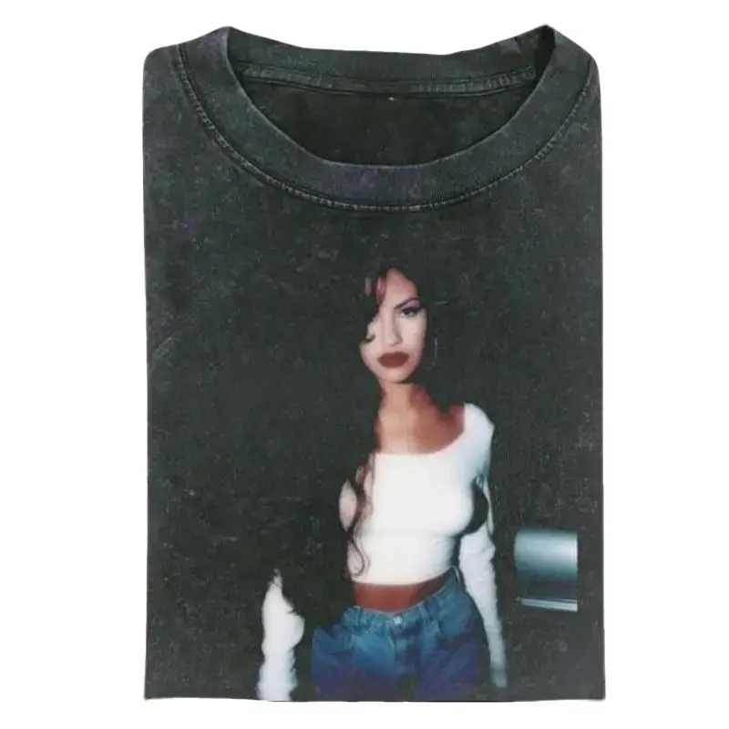 100% Cotton Washed T-ShirtPure Cotton Washed T-Shirt   Selena Quintanilla 90s Era T-Shirt,   Music Band T-Shirts,   HipHop 90s Retro Shirt,   Country Music Tees,   Vintage Graphic Tee,   Women's Clothing, Men's Clothing Top