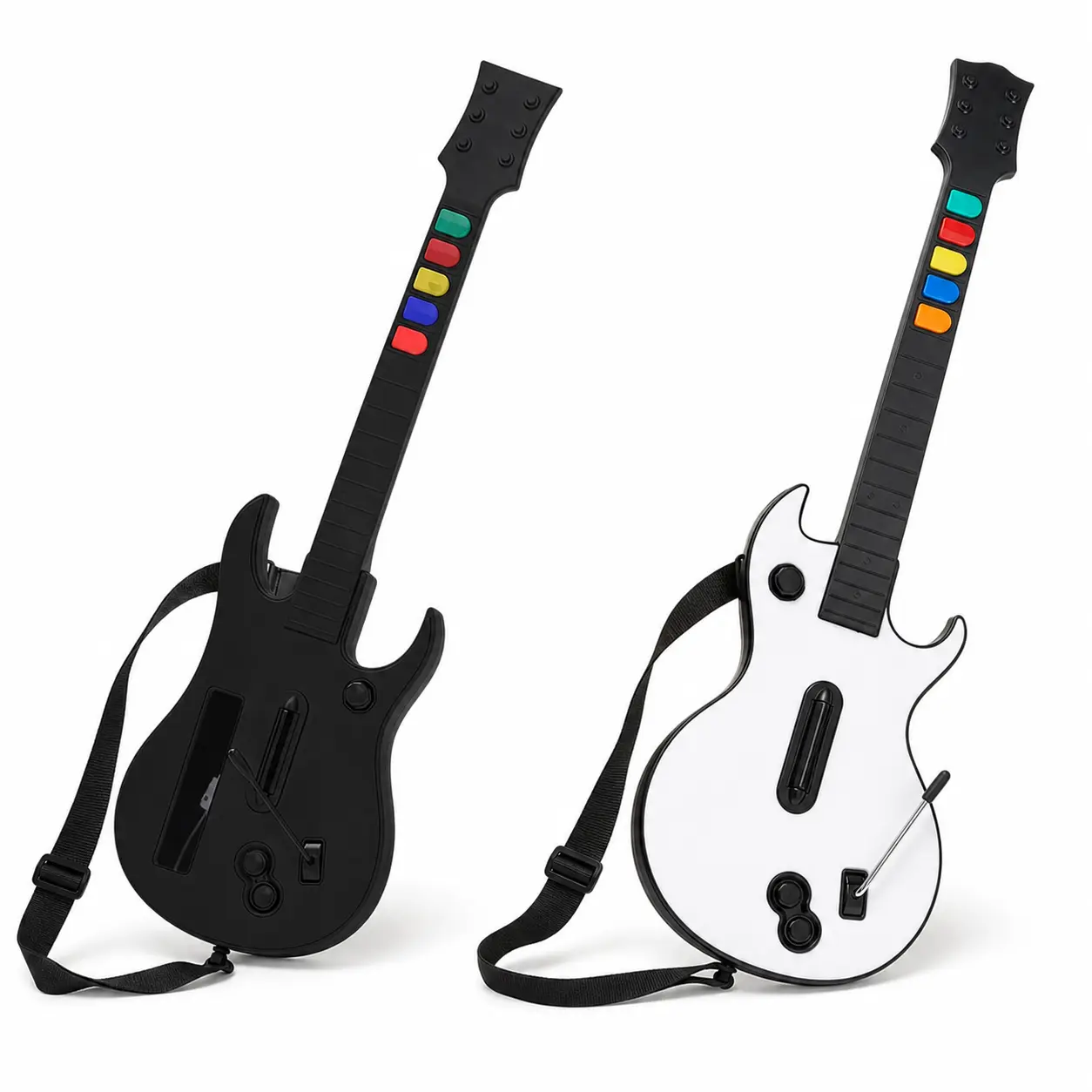 Wireless Guitar Controller Compatible with Nintendo Wii, Guitar Hero and Rock Band Games