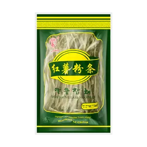 LAM SHENG KEE Sweet Potato Noodles Wide Cut - Authentic Chinese Glass Noodles, 340g (12 oz) - Perfect for Hot Pot, Stir-fry, Soups